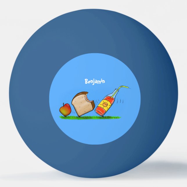 Funny ants cartoon ping pong ball (Front)