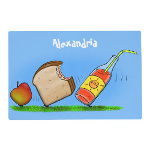 Funny ants cartoon placemat