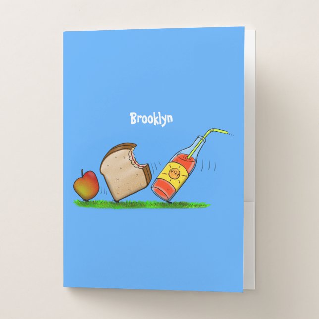 Funny ants cartoon pocket folder (Front)