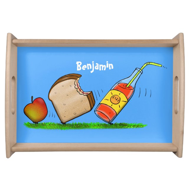 Funny ants cartoon serving tray (Front)