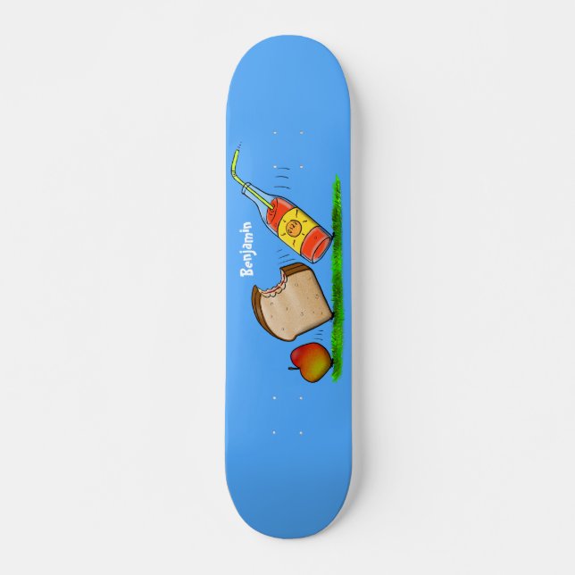 Funny ants cartoon skateboard (Front)