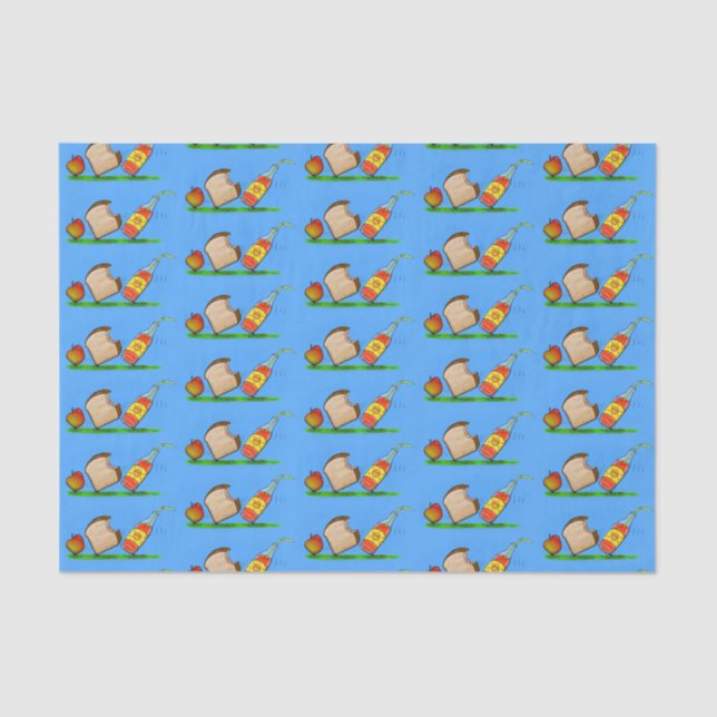 Funny ants cartoon tissue paper (Front)