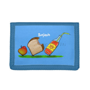Funny ants cartoon trifold wallet