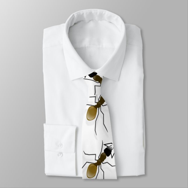 Funny Ants Neck Tie (Tied)