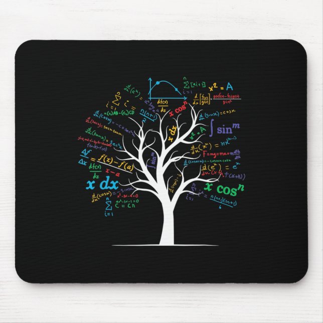 Funny Ap Calculus Algebra Tree Math Teacher Nerd G Mouse Pad (Front)