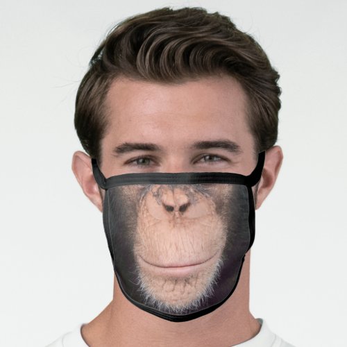 Funny Ape Chimpanzee Monkey Face Mask