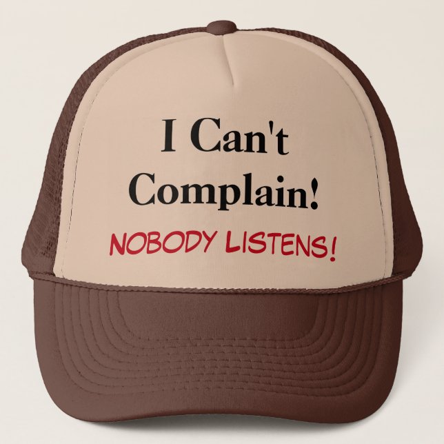 Funny Apparel Trucker Hat (Front)