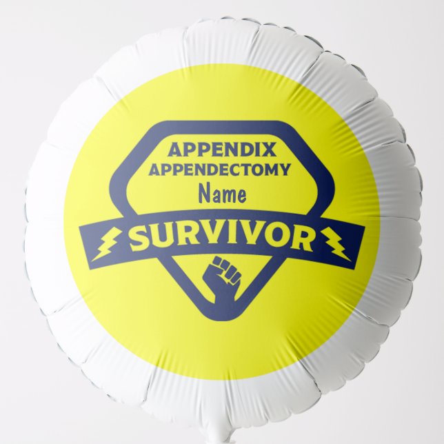 Funny Appendix Removal Surgery Appendectomy  Balloon (Front)