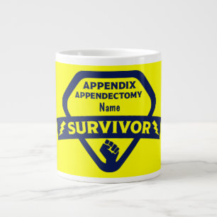 Funny Appendix Removal Surgery Appendectomy  Giant Coffee Mug