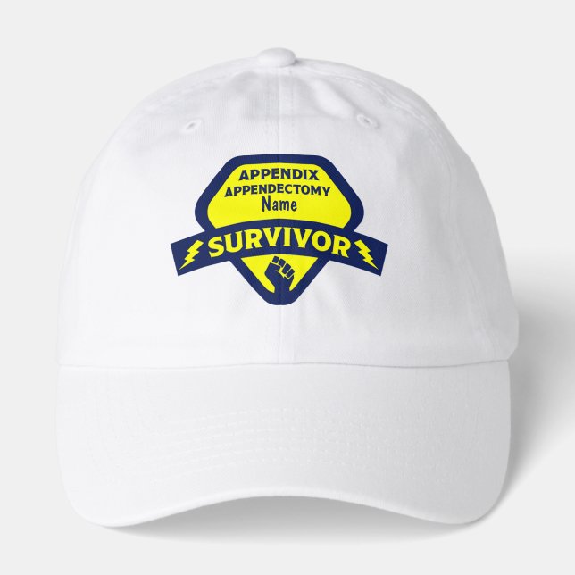 Funny Appendix Removal Surgery Appendectomy  Hat (Front)