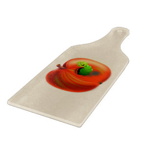 Funny Apple Cutting Board