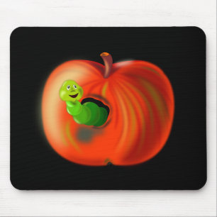 Funny Apple Mouse Pad