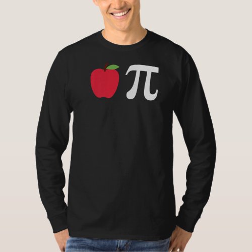 Funny Apple Pie Happy Pi Day Math Teacher  T_Shirt