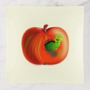 Funny Apple Trinket Tray