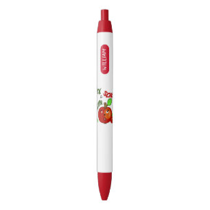 Funny apples back to school pen
