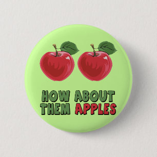 Funny Apples T-shirts and Gifts For Her Button