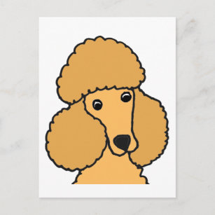 Funny Cartoon Poodle Postcards - No Minimum Quantity | Zazzle