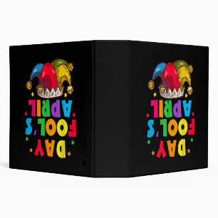 Funny April Fool's Day Pranks Kit 1st April Jokes 3 Ring Binder