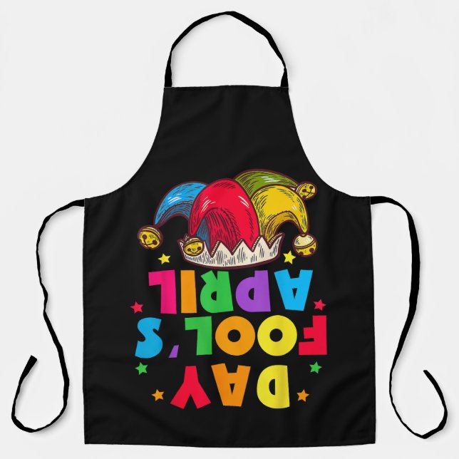 Funny April Fool's Day Pranks Kit 1st April Jokes Apron (Front)