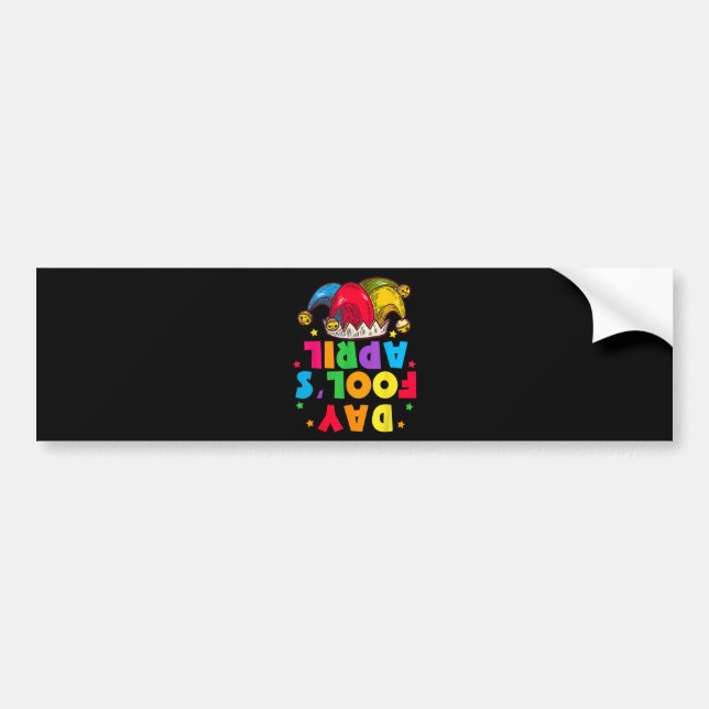 Funny April Fool's Day Pranks Kit 1st April Jokes Bumper Sticker (Front)