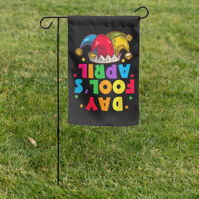 Funny April Fool's Day Pranks Kit 1st April Jokes Garden Flag (In SItu)