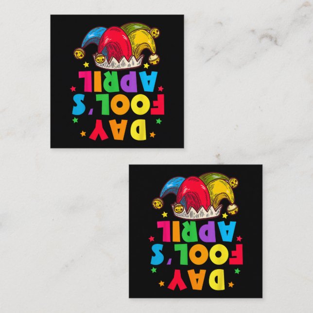 Funny April Fool's Day Pranks Kit 1st April Jokes Loyalty Card (Front/Back)