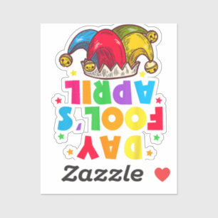 Funny April Fool's Day Pranks Kit 1st April Jokes Sticker