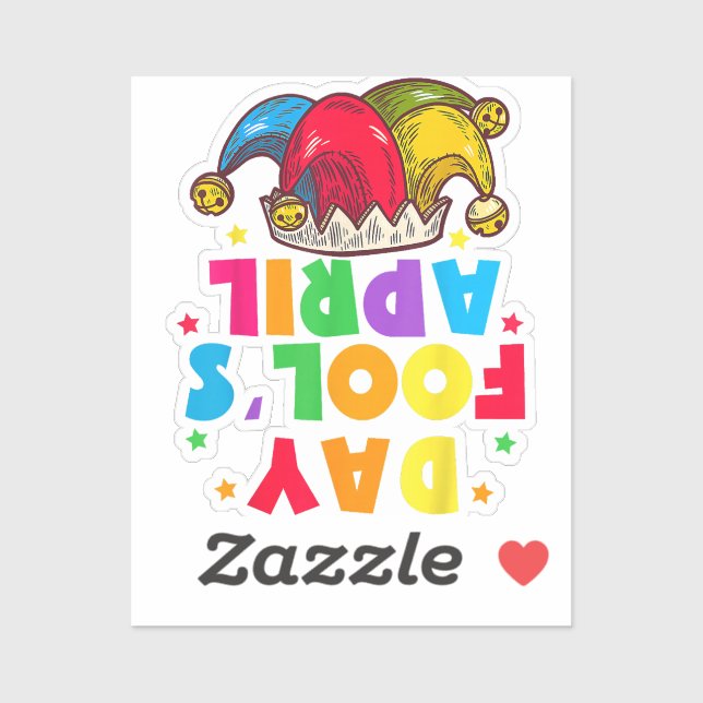 Funny April Fool's Day Pranks Kit 1st April Jokes Sticker (Sheet)