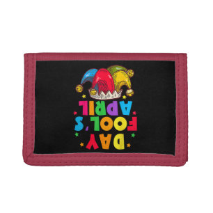 Funny April Fool's Day Pranks Kit 1st April Jokes Tri-fold Wallet