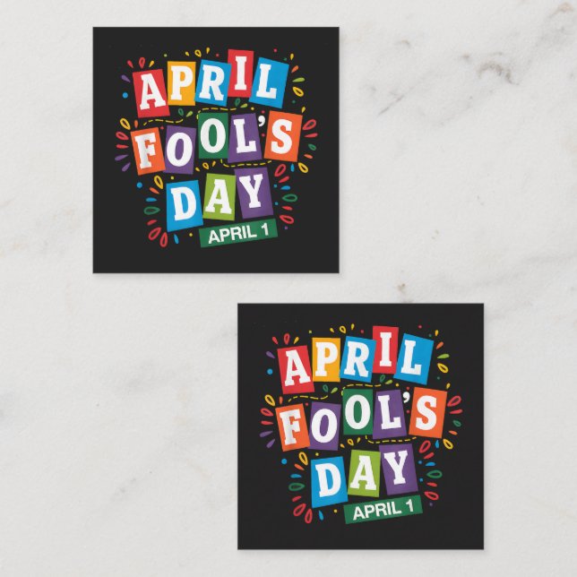 Funny April Fools Day Pranks Kit Enclosure Card (Front/Back)