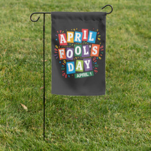 Funny April Fools Day Pranks Kit Garden Flag