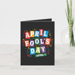 Funny April Fools Day Pranks Kit Holiday Card