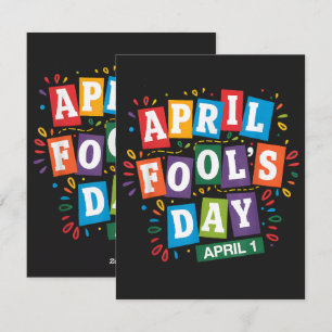 Funny April Fools Day Pranks Kit Holiday Card