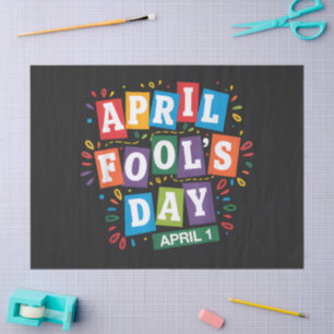 Funny April Fools Day Pranks Kit Tissue Paper