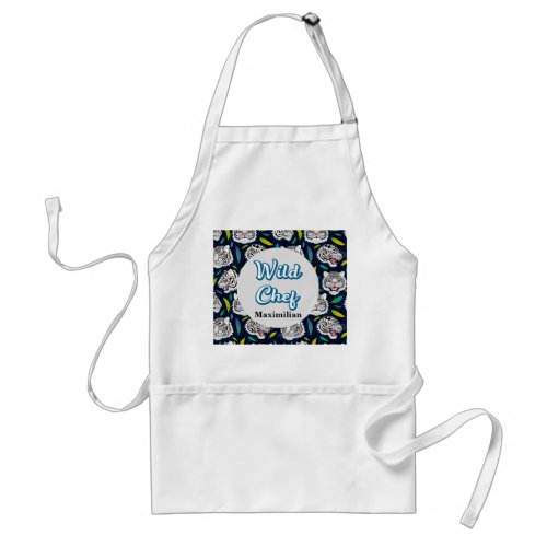 Funny apron for man Wild Chef