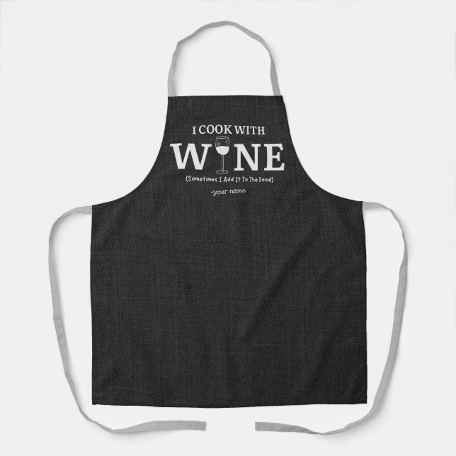 Funny Apron with or without Personalization (Front)