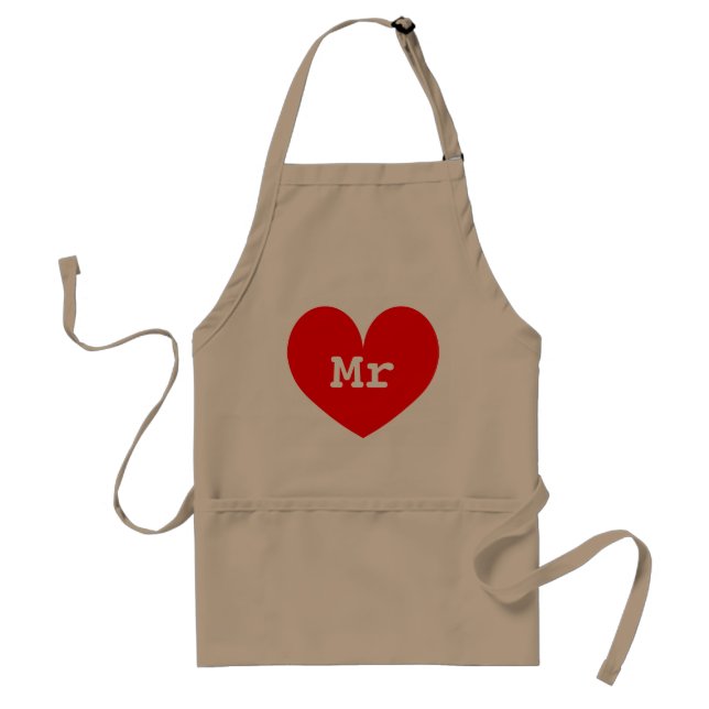 Funny aprons for men and women | Mr. and Mrs. (Front)