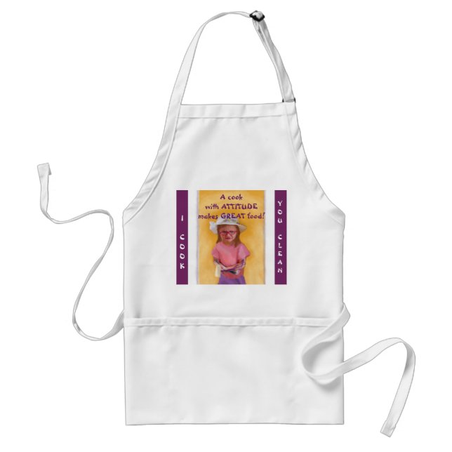 Funny Aprons for women gifts with funny quotes (Front)
