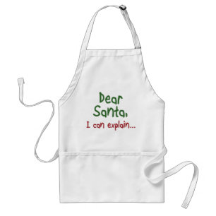 Funny aprons Holiday white elephant gift joke idea