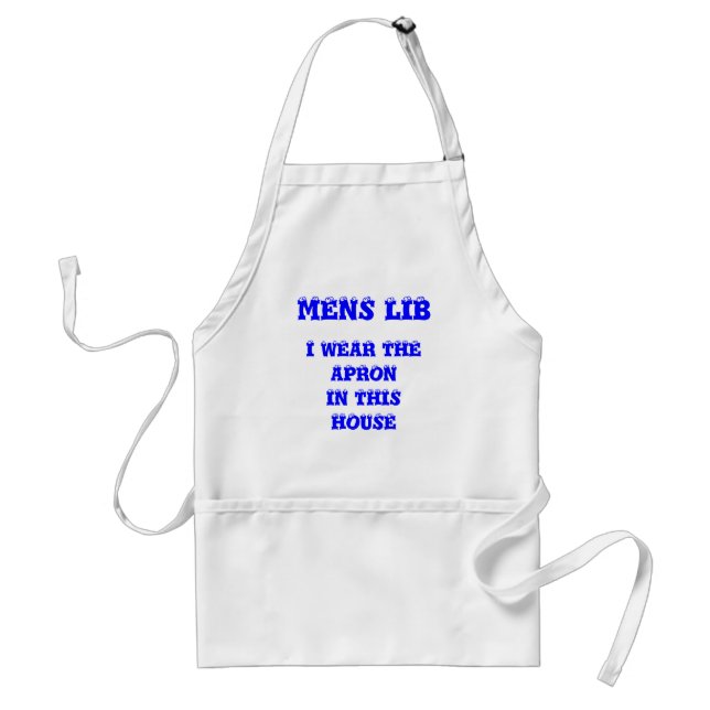 FUNNY APRONS, MEN'S LIB ADULT APRON (Front)