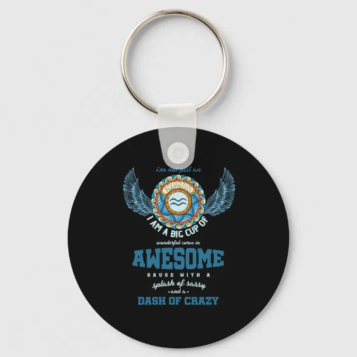 Funny Aquarius Quotes Zodiac Sign Astrological Hor Keychain | Zazzle Funny Aquarius Quotes Zodiac Sign Astrological Hor Keychain | Zazzle
