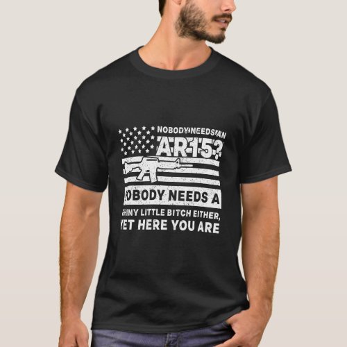 Funny Ar_15 American 2Nd Amendments Gun Rights T_Shirt
