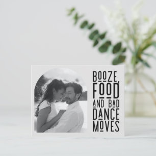 Funny Arch Photo Wedding Save the Date Announcement Postcard