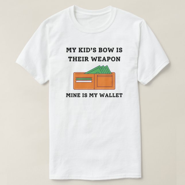 Funny Archery Dad T-Shirt (Design Front)