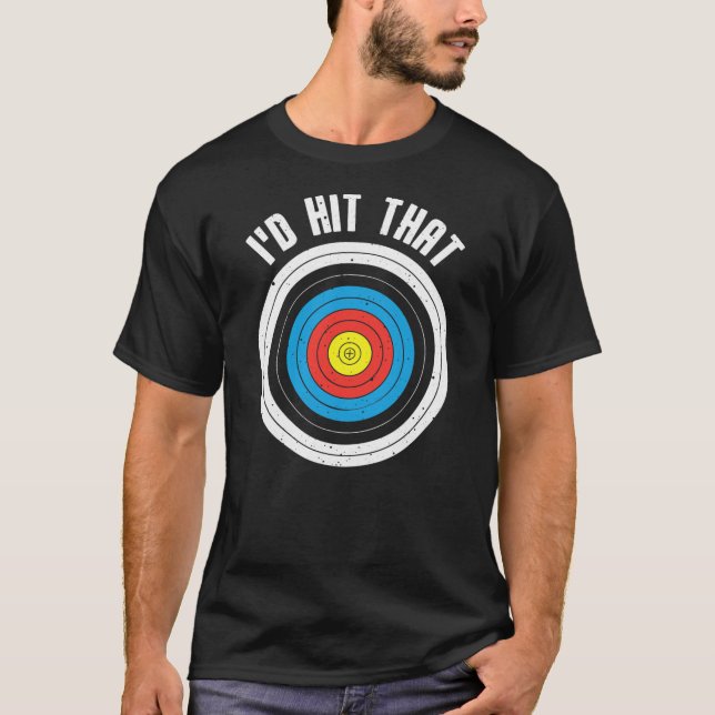 Funny Archery Design For Archer Men Women Kids T-Shirt (Front)