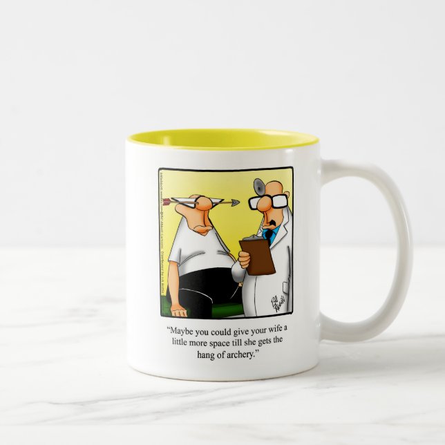 Funny Archery Humor Mug Gift (Right)