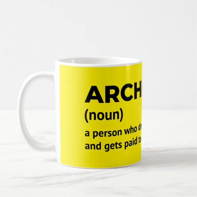 Funny Architect Gift Mug (Left)