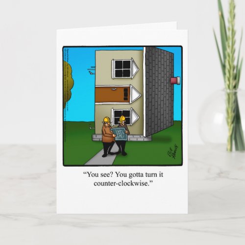 Funny Architect Humor Greeting Card