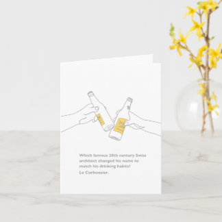 Funny Architect Structural Engineer Greeting Card