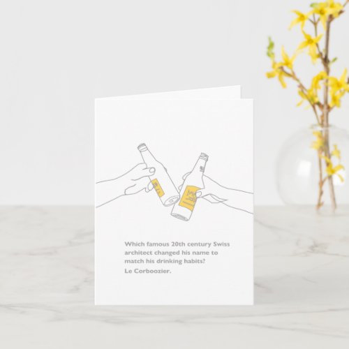 Funny Architect Structural Engineer Greeting Card